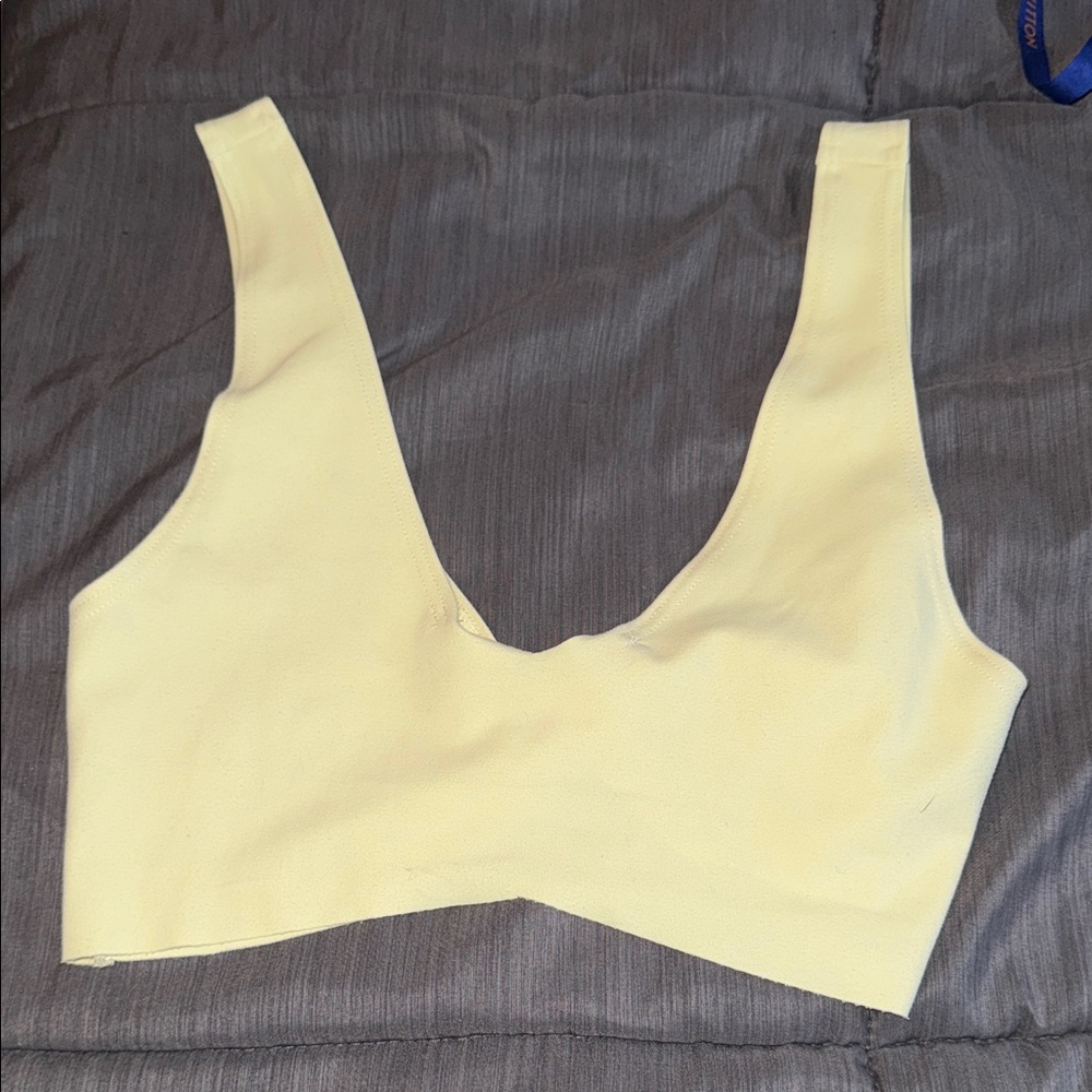 Joah Brown Light Yellow Top